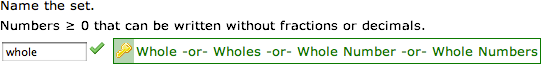 Question as displayed to students