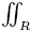 double integral over R